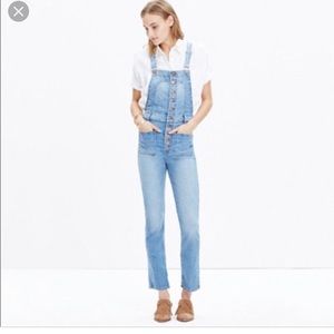 Button front overalls